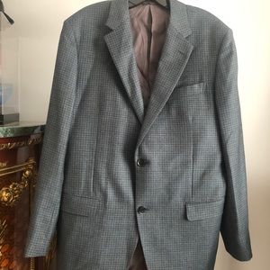 Ermenegildo Zegna Grey PlaidJacket,Sz.42,NewNoTags